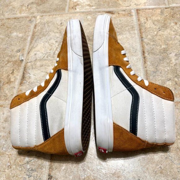 Vans SK8-Hi Retro Sport Apricot Buff Mens 11.5 High Top Sneakers Shoes Sanitized main image 4